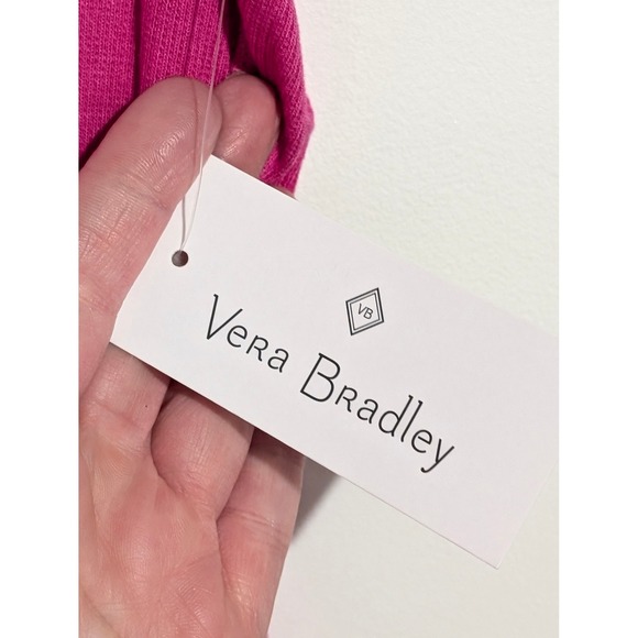 Vera Bradley Henley Tank Top Womens XL Pink NEW Ribbed Racerback Sleeveless - Picture 5 of 7